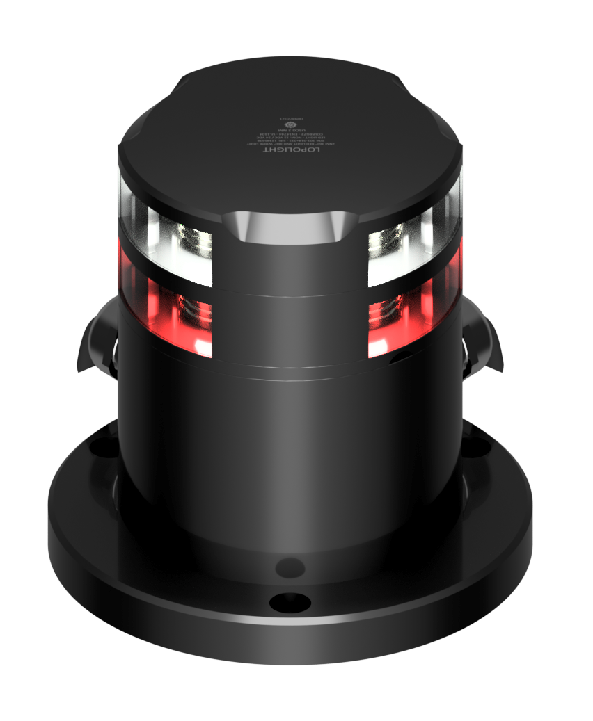 2nm 360° Red + 2nm 360° White, black anodized 2nm 360° Red + 2nm 360° White, black anodized